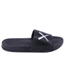 Shop Men's Black Slip-On Sliders-Full