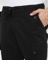 Shop Men's Black Snap Pocket Cargo Jogger Pants