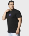 Shop Men's Black Sneaker Gang Graphic Printed Plus Size T-shirt-Design