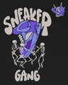 Shop Men's Black Sneaker Gang Graphic Printed Plus Size T-shirt