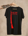 Shop Men's Black Sniper Rifle Graphic Printed Cotton T-shirt-Design