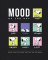 Shop Men's Black Snoopy Mood Graphic Printed Oversized T-shirt
