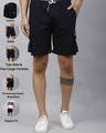 Shop Men's Black Solid Shorts