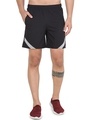 Shop Men's Black Solid Basic Shorts-Front