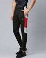 Shop Men's Black Solid Slim Fit Joggers-Design