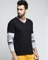 Shop Men's Black Solid T-shirt