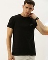 Shop Men's Black Solid T-shirt