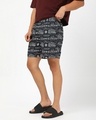 Shop Men's Black Spiderman All Over Printed Boxers-Design