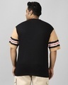 Shop Men's Black & Brown Sport Day Graphic Printed Oversized Plus Size T-shirt-Design