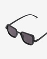Shop Men's Black Square Polarised Lens Sunglasses