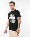 Shop Men's Black Stargazer Graphic Printed T-shirt-Design