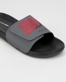 Shop Men's Black Still Kickin Printed Velcro Sliders