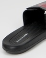 Shop Men's Black Still Kickin Printed Velcro Sliders