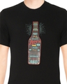 Shop Men's Black Stout Beer Print Cotton T-shirt-Full