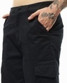 Shop Men's Black Straight Fit Cargo Pants