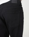 Shop Men's Black Straight Fit Mid-Rise Jeans