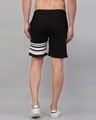 Shop Men's Black Striped Shorts-Full