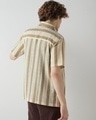 Shop Men's Beige & Brown Textured Oversized Shirt-Design