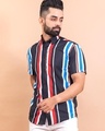 Shop Men's Black Striped Shirt-Design