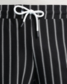 Shop Men's Black Striped Slim Fit Shorts