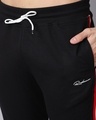 Shop Men's Black Striped Slim Fit Track Pants