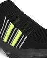 Shop Men's Black Striped Slip-On Sneakers