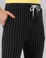 Shop Men's Black Striped Track Pants