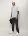 Shop Men's Black Striped Track Pants-Full