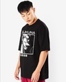 Shop Men's Black Sukuna Graphic Printed Oversized T-shirt-Design