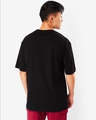 Shop Men's Black Sukuna Graphic Printed Oversized T-shirt-Full