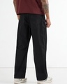 Shop Men's Black Baggy Fit Mid-Rise Jeans-Design