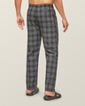 Shop Pack of 2 Men's Black Super Combed Checkered Pyjamas-Full