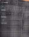 Shop Pack of 2 Men's Black Super Combed Checkered Pyjamas