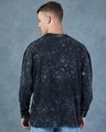 Shop Men's Black Super Loose Fit Acid Wash T-shirt-Design