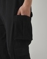 Shop Men's Black Super Loose Fit Cargo Joggers