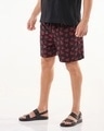 Shop Men's Black Superman All Over Printed Boxers-Design