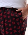 Shop Men's Black Superman All Over Printed Plus Size Boxers