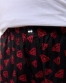 Shop Men's Black Superman All Over Printed Plus Size Boxers