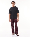 Shop Men's Black Superman All Over Printed Pyjamas-Full