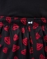 Shop Men's Black Superman All Over Printed Pyjamas