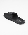 Shop Men's Black Superman Shadow Printed Velcro Sliders-Design