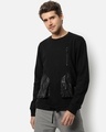 Shop Men's Black Sweatshirt-Front