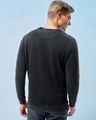 Shop Men's Black Acid Wash Sweatshirt-Design