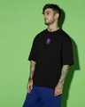 Shop Men's Black T'Challa Graphic Printed Oversized T-shirt-Design