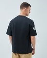 Shop Men's Black Tasmanian Devil Graphic Printed Oversized T-shirt-Design