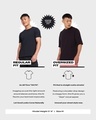 Shop Men's Black Team Blue Graphic Printed Oversized T-shirt-Design