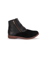 Shop Men's Black Textured Leather Flat Boots-Design