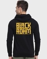 Shop Men's Black The Black Adam Graphic Printed Hooded Sweatshirt-Design