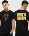 Shop Men's Black The Black Adam Graphic Printed T-shirt-Front