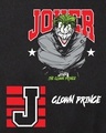 Shop Men's Black The Clown Prince Graphic Printed Oversized Hoodies